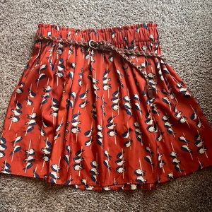 Burnt orange Mini skirt by Red Camel